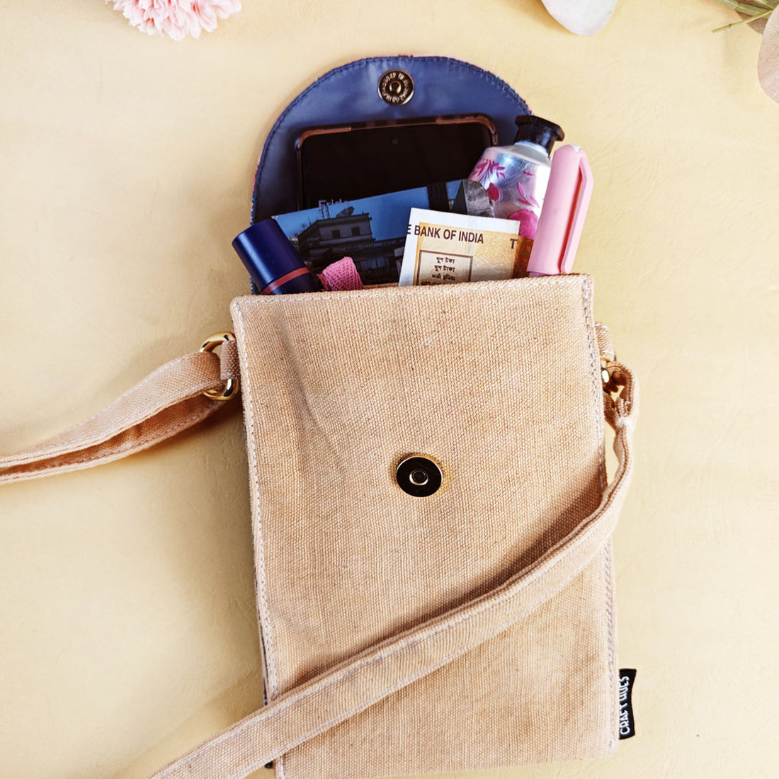 Peach Kite Godna Sling Wallet Combo