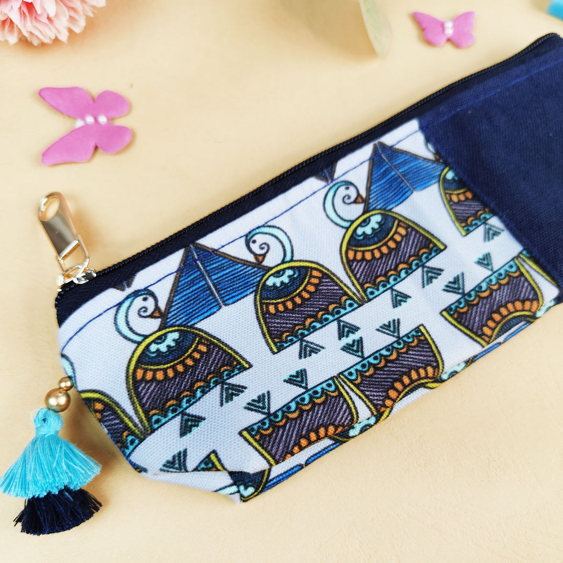 Blue-Orange-Green Pen Pouch Combo