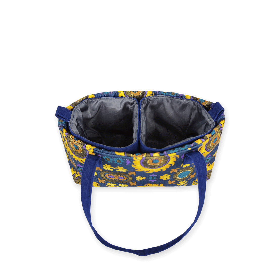 Multi-Purpose Pouch Organizer - Blue Suzani