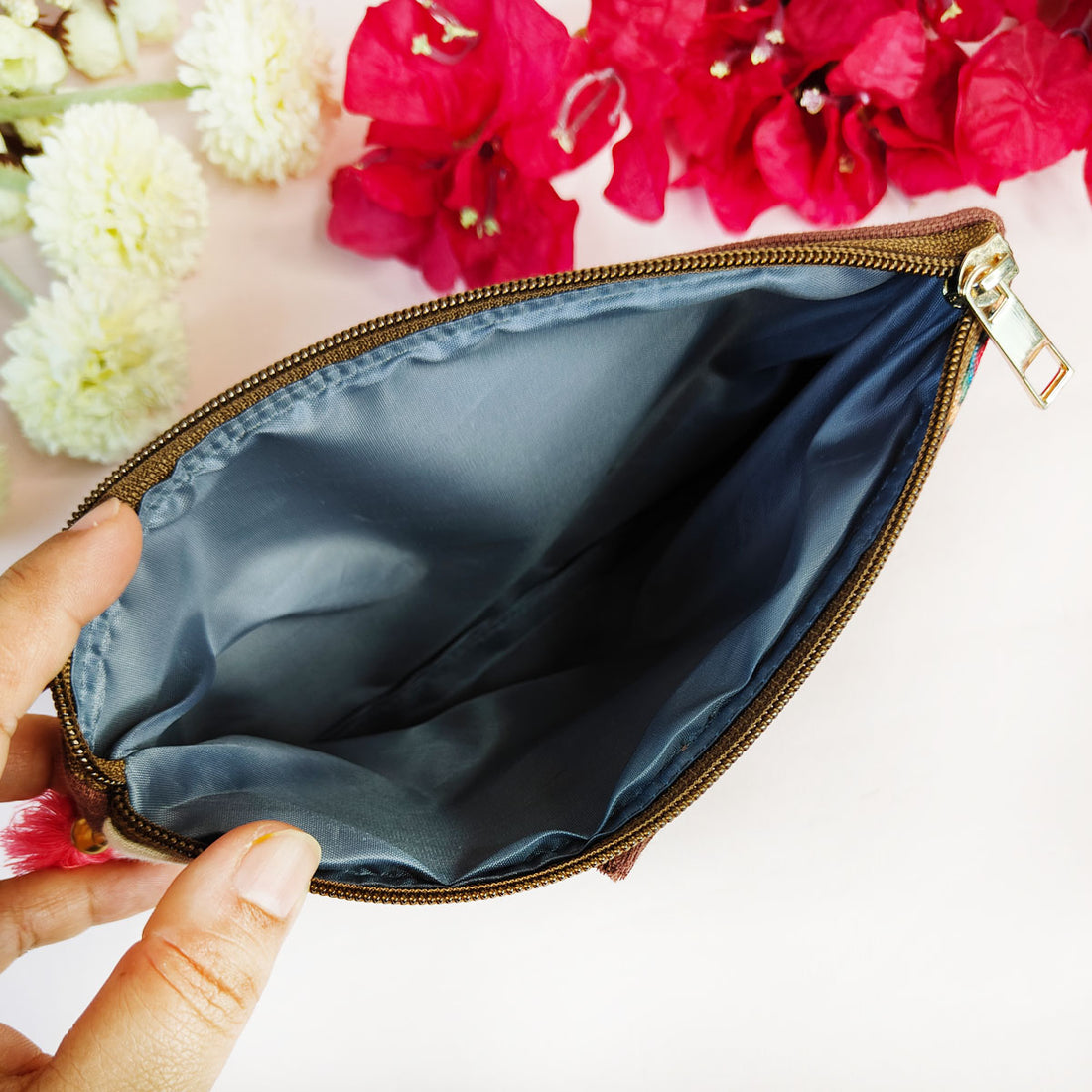 Multi-Purpose Pouch Combo- Blue-Brown