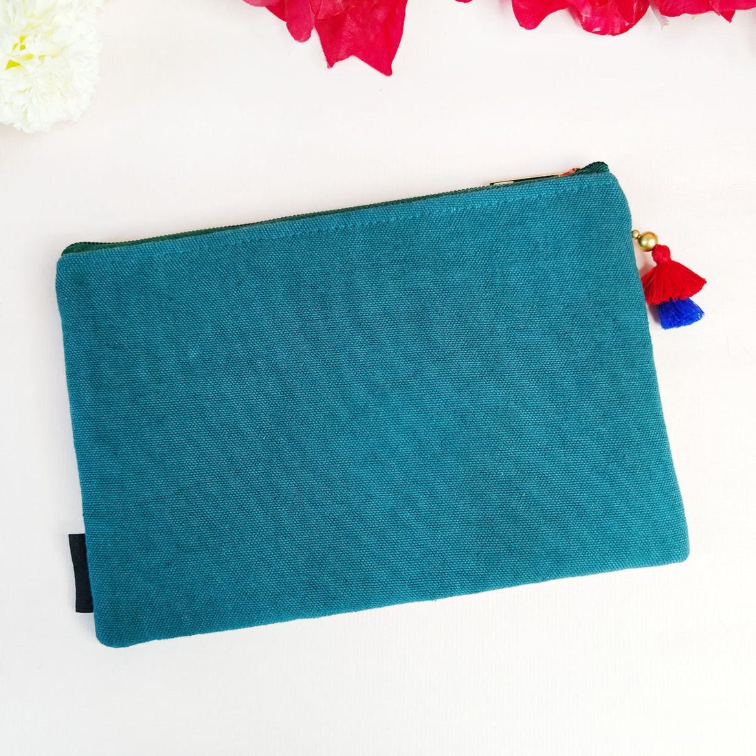 Multi-Purpose Pouch- Teal Tile
