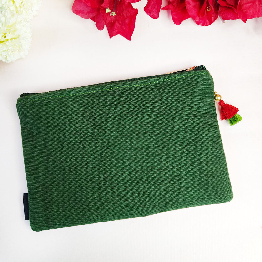 Multi-Purpose Pouch- Green Purple Tile