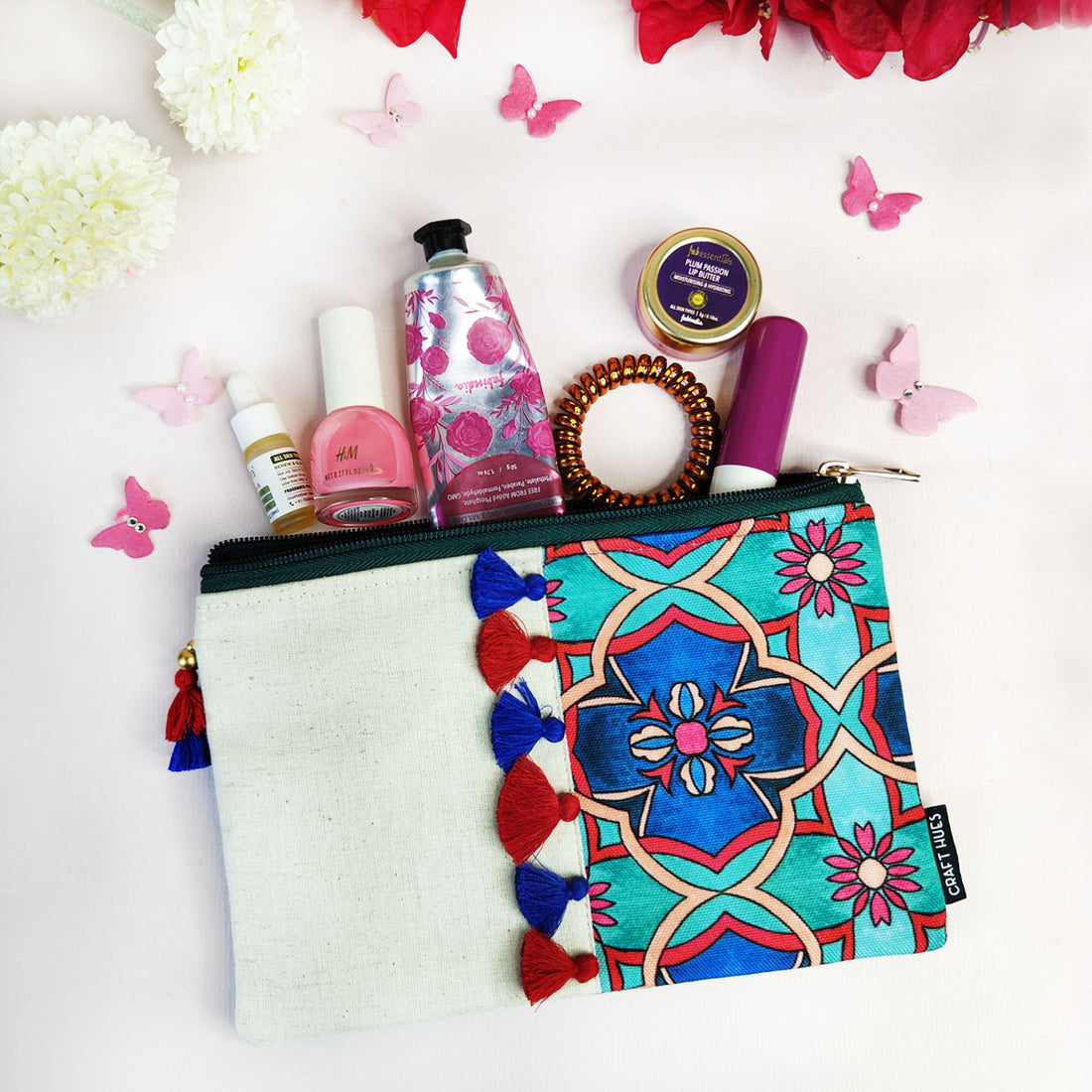 Multi-Purpose Pouch Combo- Teal-Maroon