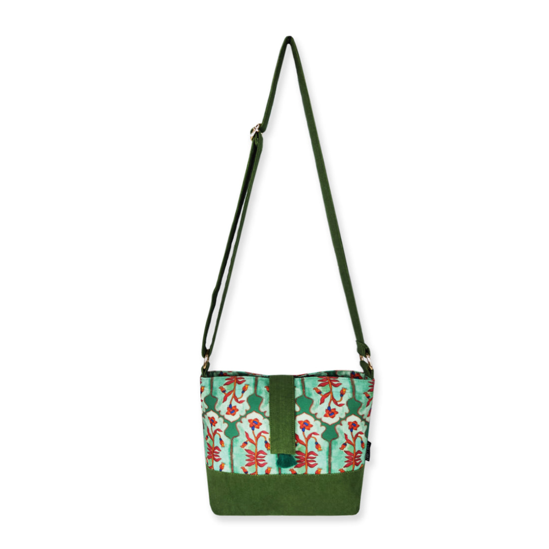 Trapeze Sling Bag- Green Door