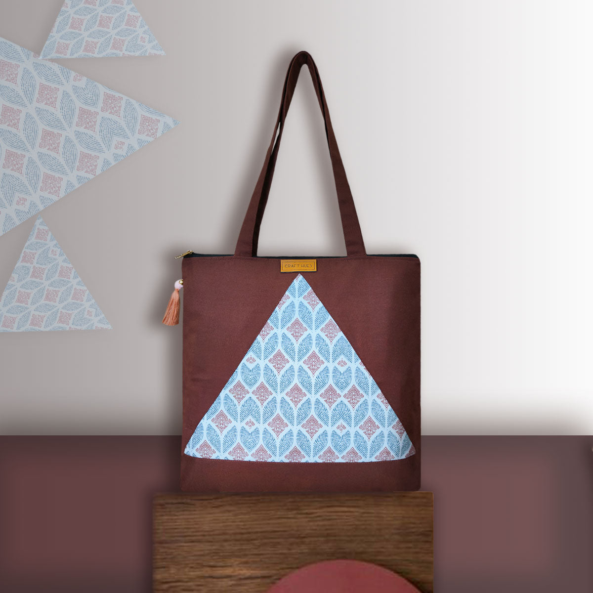 The Petals Canvas Tote/Pouch Combo