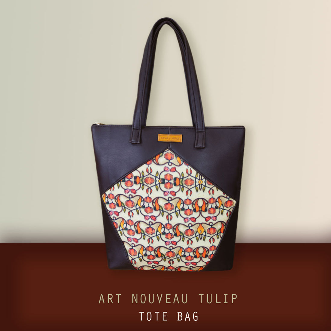 Art Nouveau Tulip Tote Bag