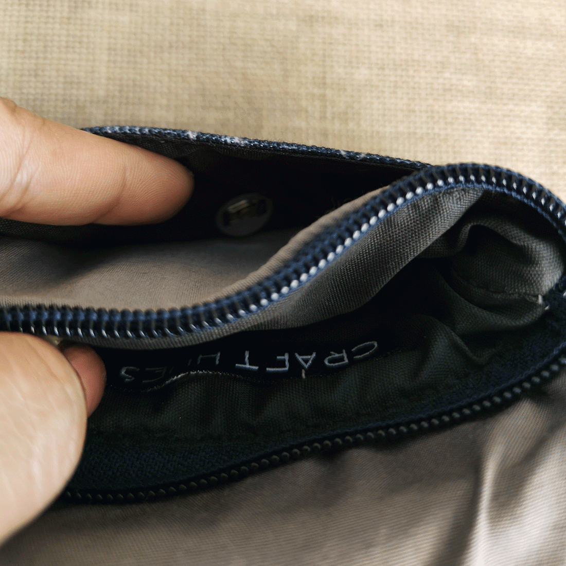 Black Warli Mini Wallet