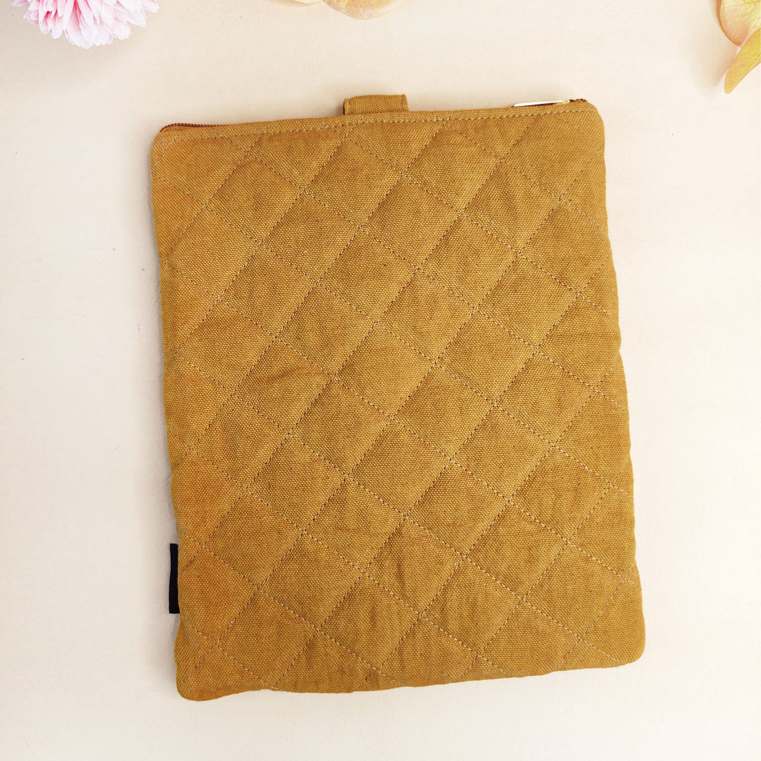 Book Cover-Mustard Purple Tile