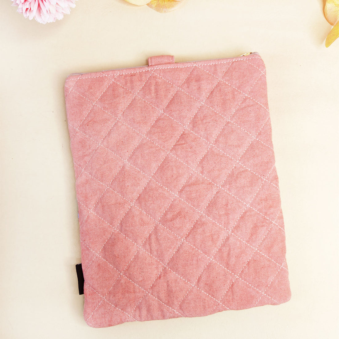 Book Cover-Peach Aqua Tile