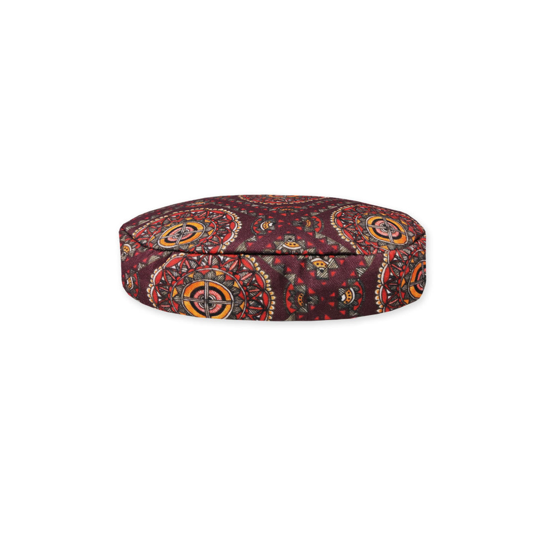 Oval Sling Bag- Madhubani Brown Chakra