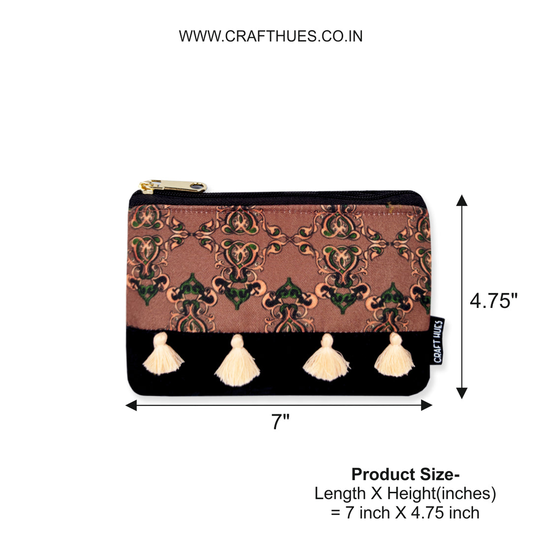 Box Sling Pouch Combo- Brown Knot