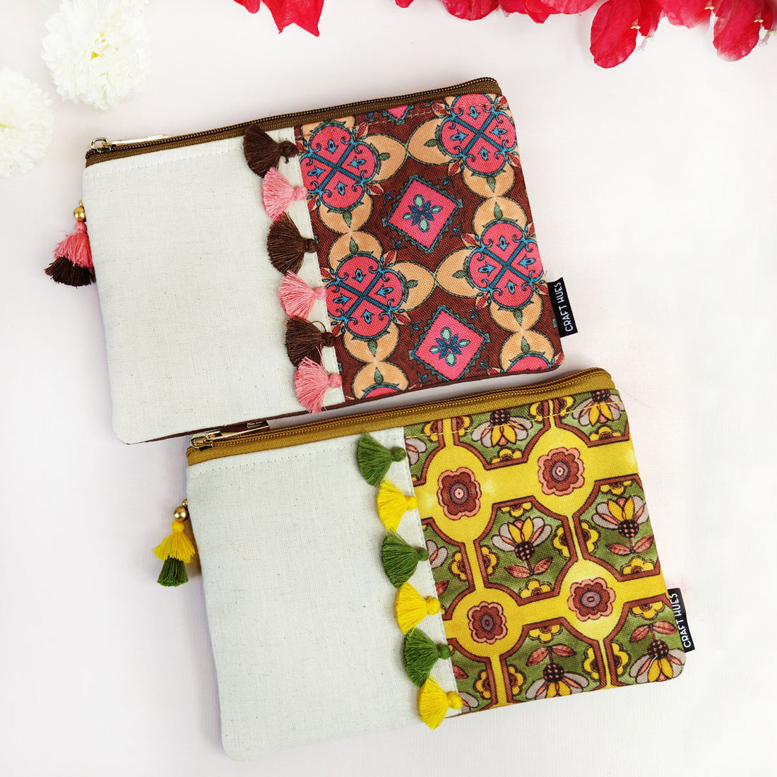 Multi-Purpose Pouch Combo- Brown-Mustard