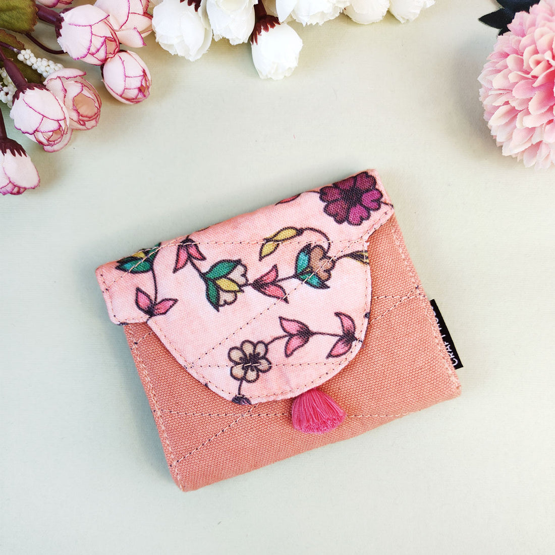 Curve Flap Mini Wallet Combo-Blue Persian-Peach Maroon Bel