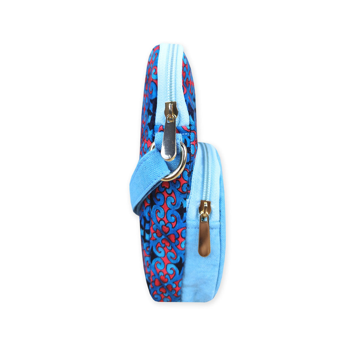 Front Pocket Mobile Sling- Blue Knot