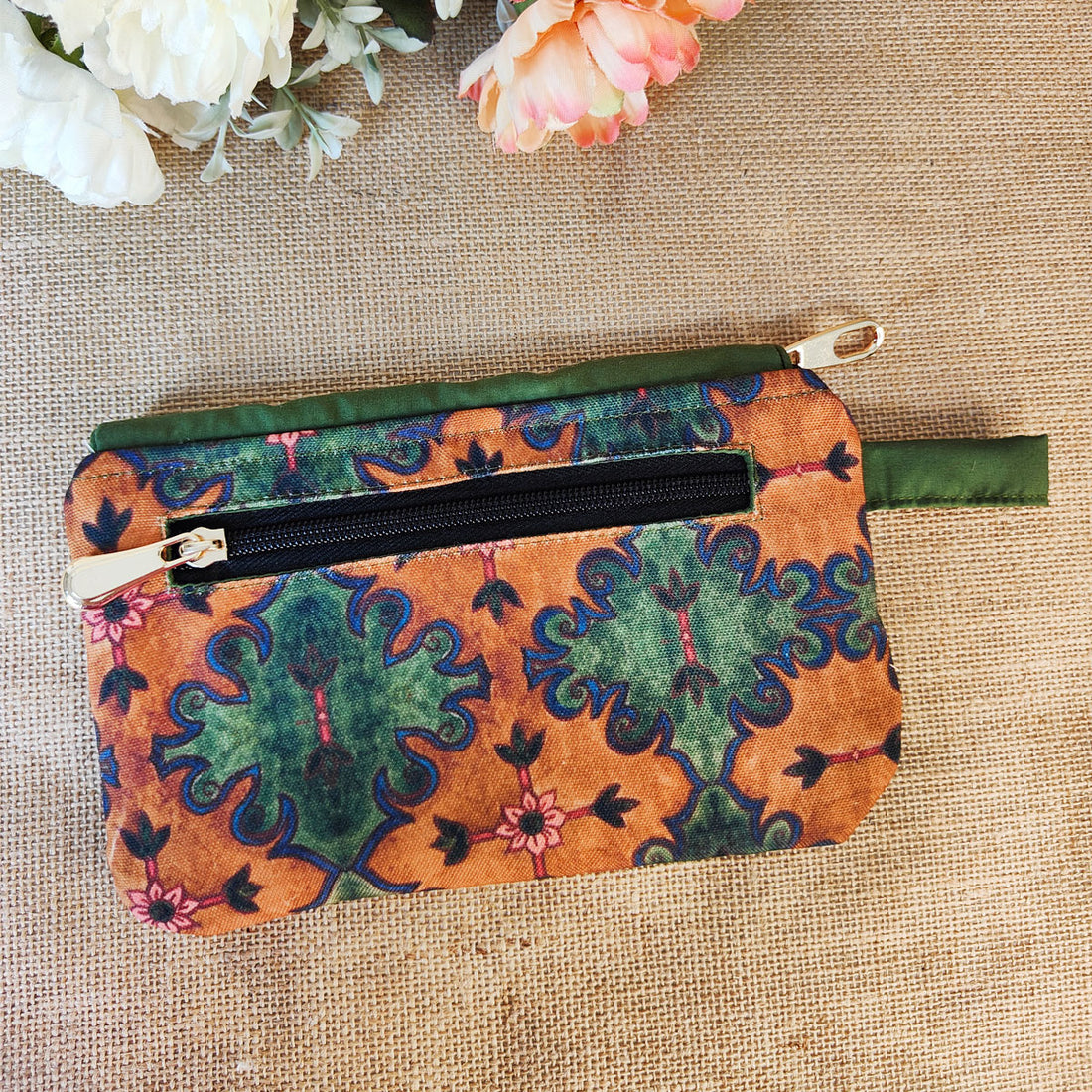 Green Mughal Tassel Wallet