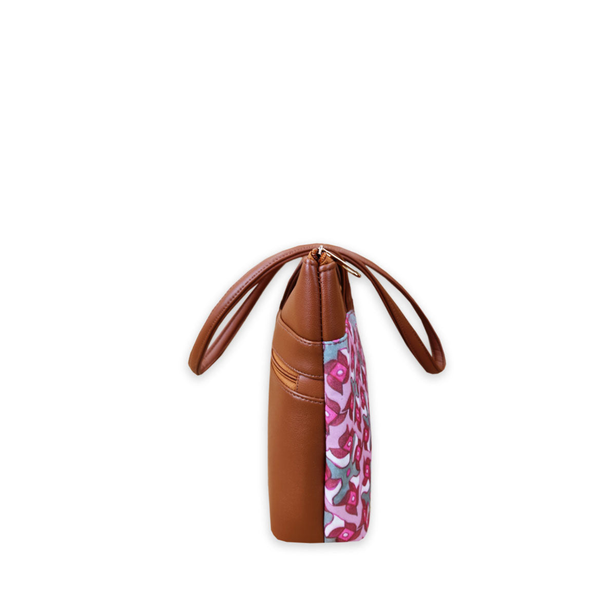 Pink Pin Wheel Kollam Tote/Pouch Combo