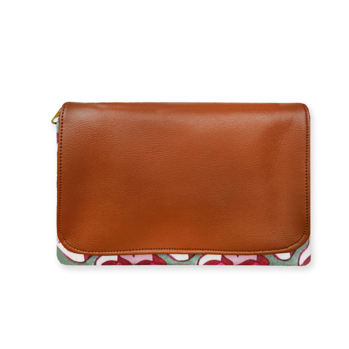Kollam Pink Pinwheel Leather Wallet