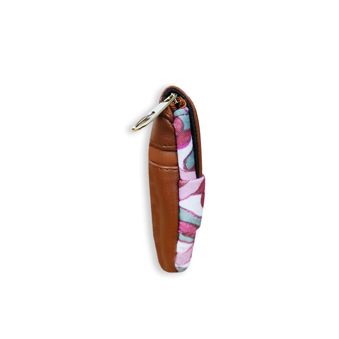 Kollam Pink Pinwheel Leather Wallet