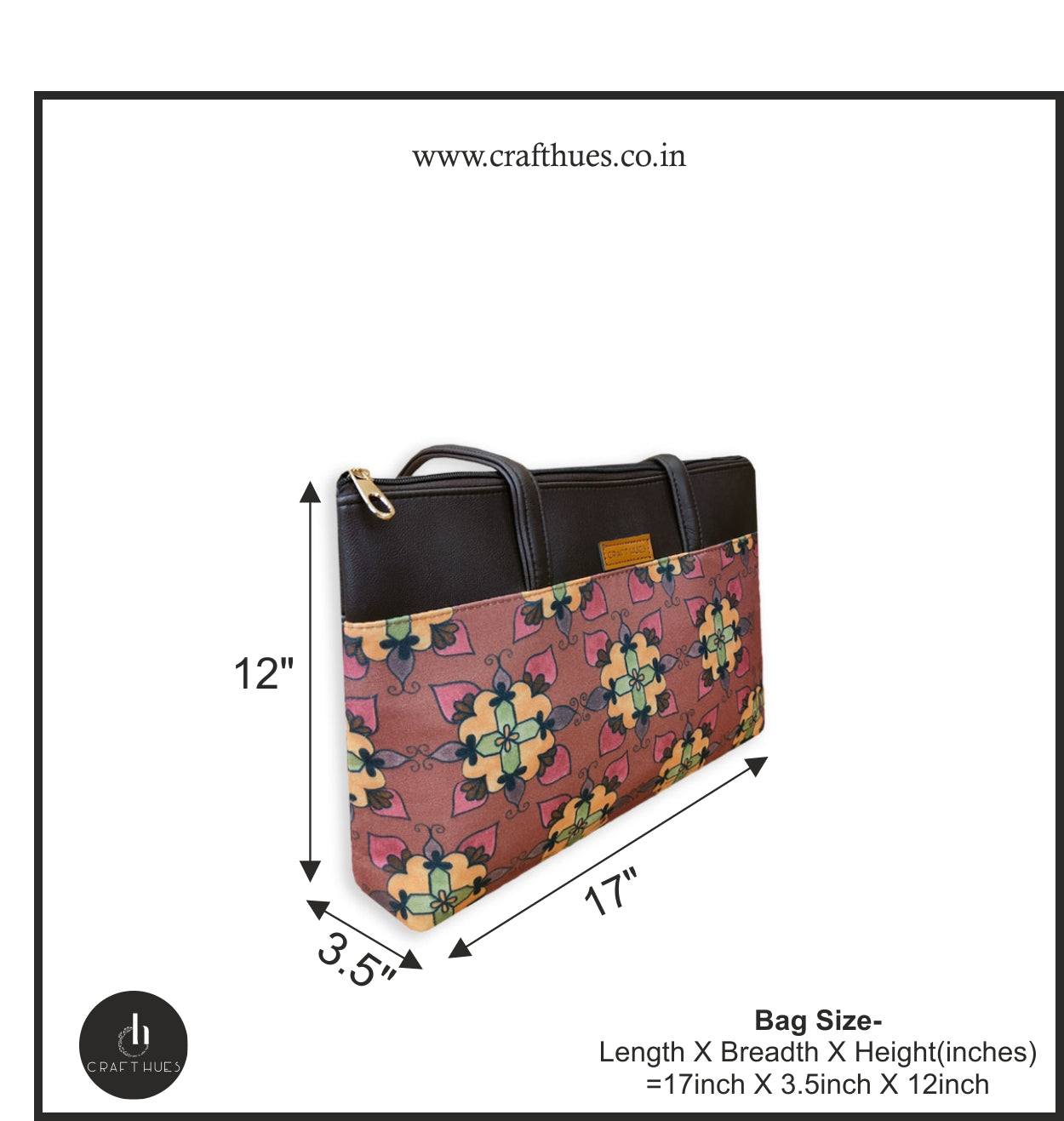Yellow Floral Kollam Tote/Pouch Combo