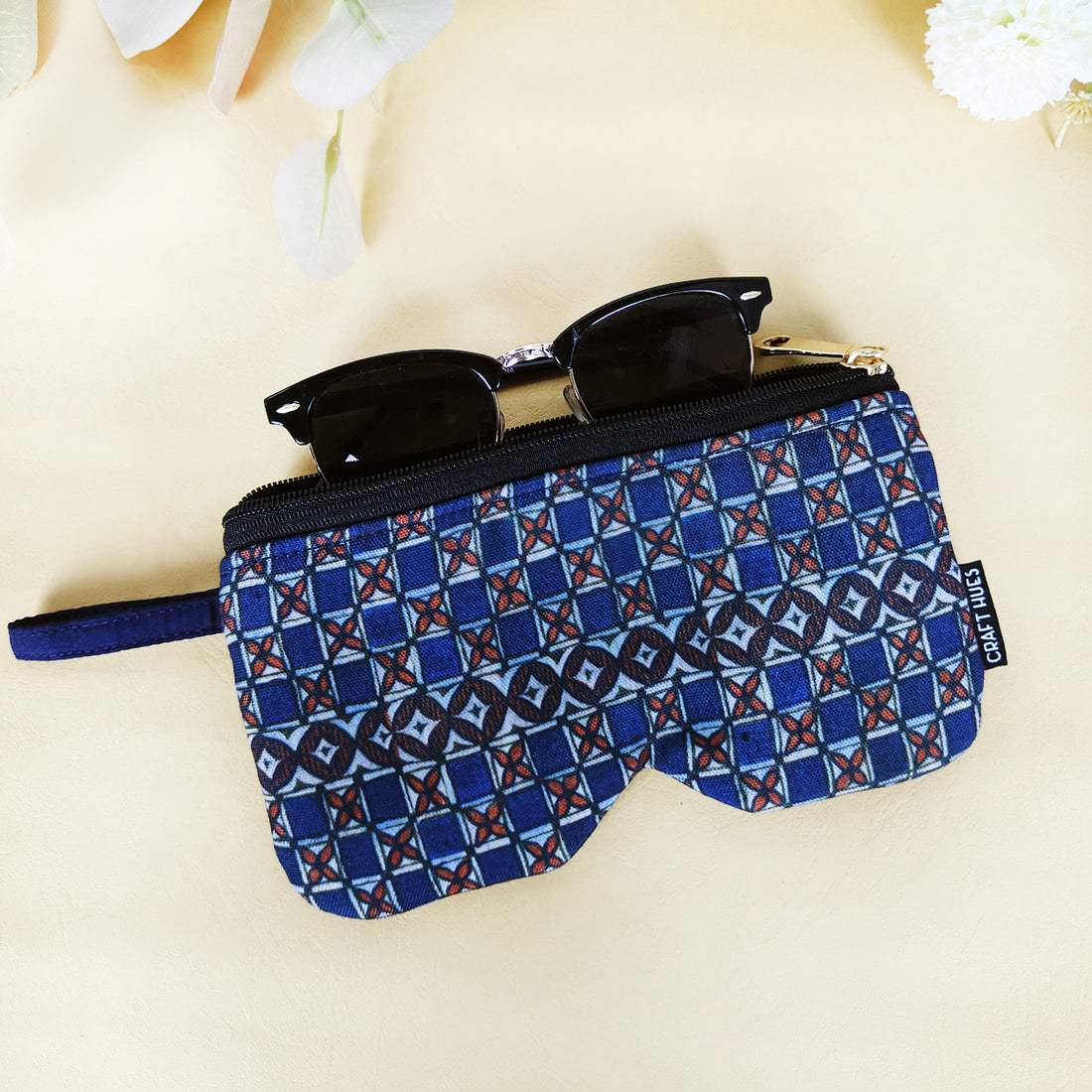 Eyewear/Sunglass Case-Chakra-Blue Green Combo