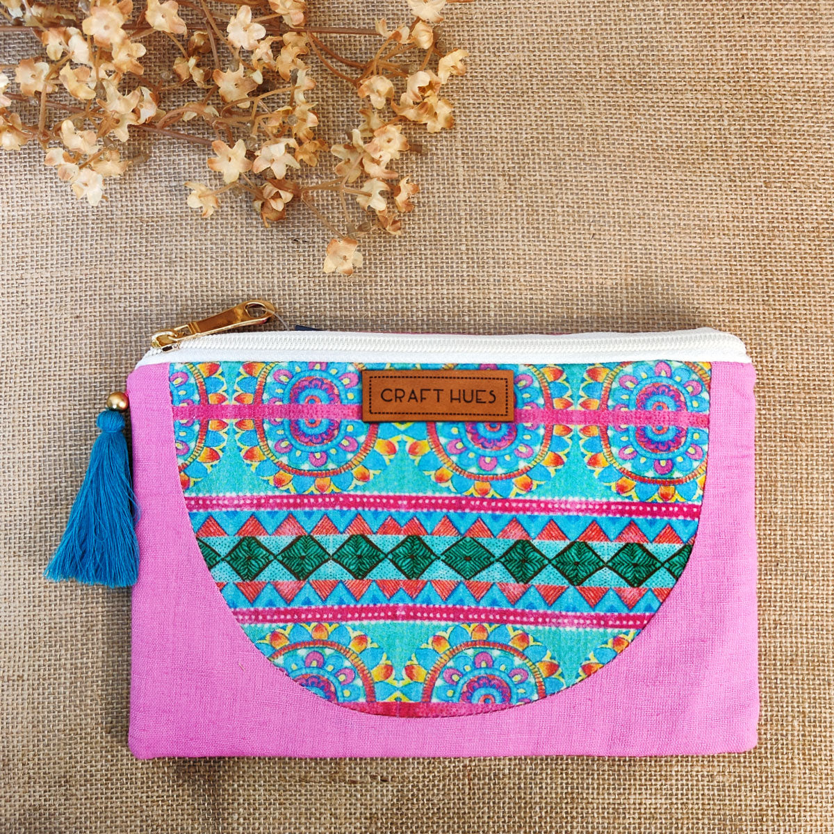 Indian Floral Pouch combo of 2