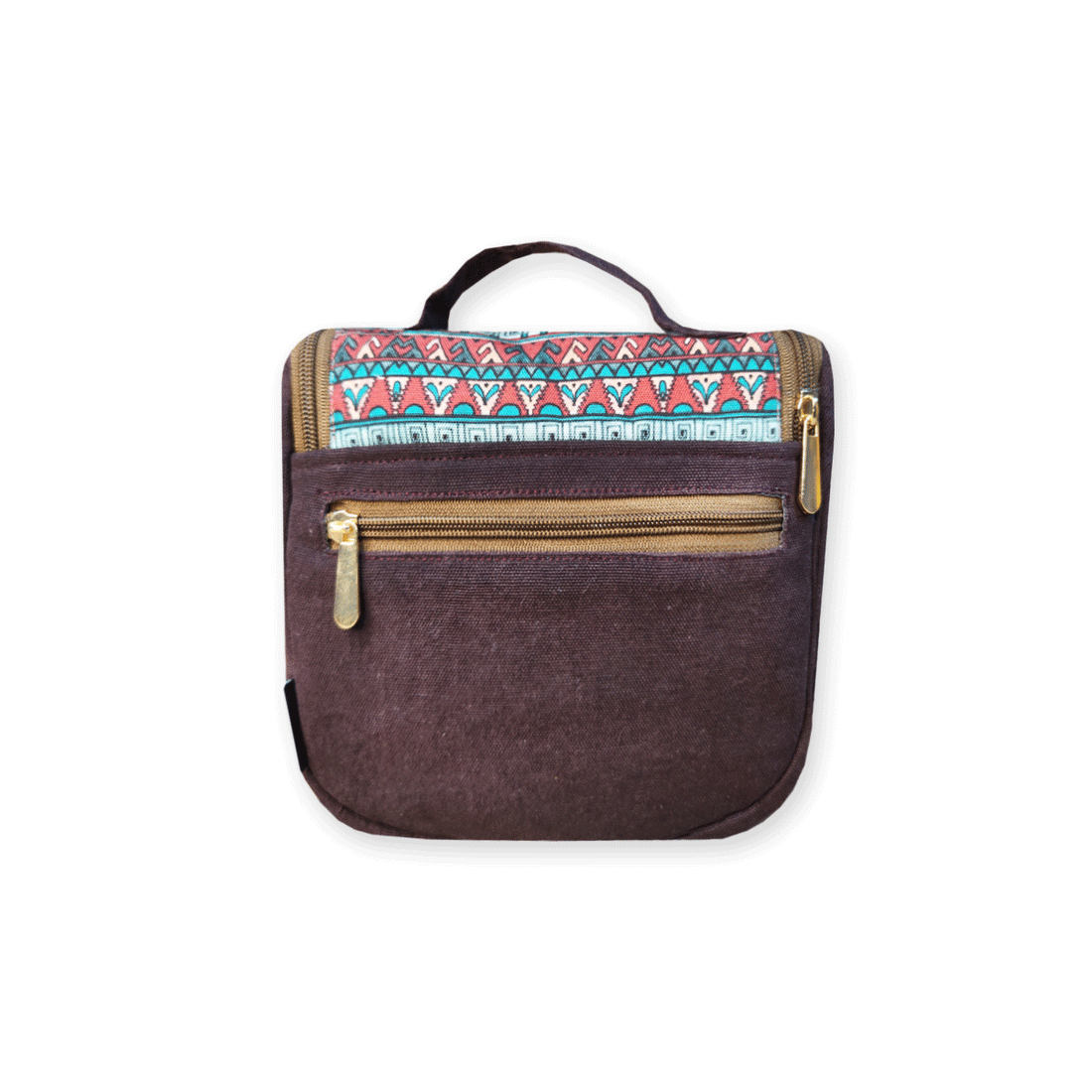 Toiletry Organizer - Teal Maroon Aztec