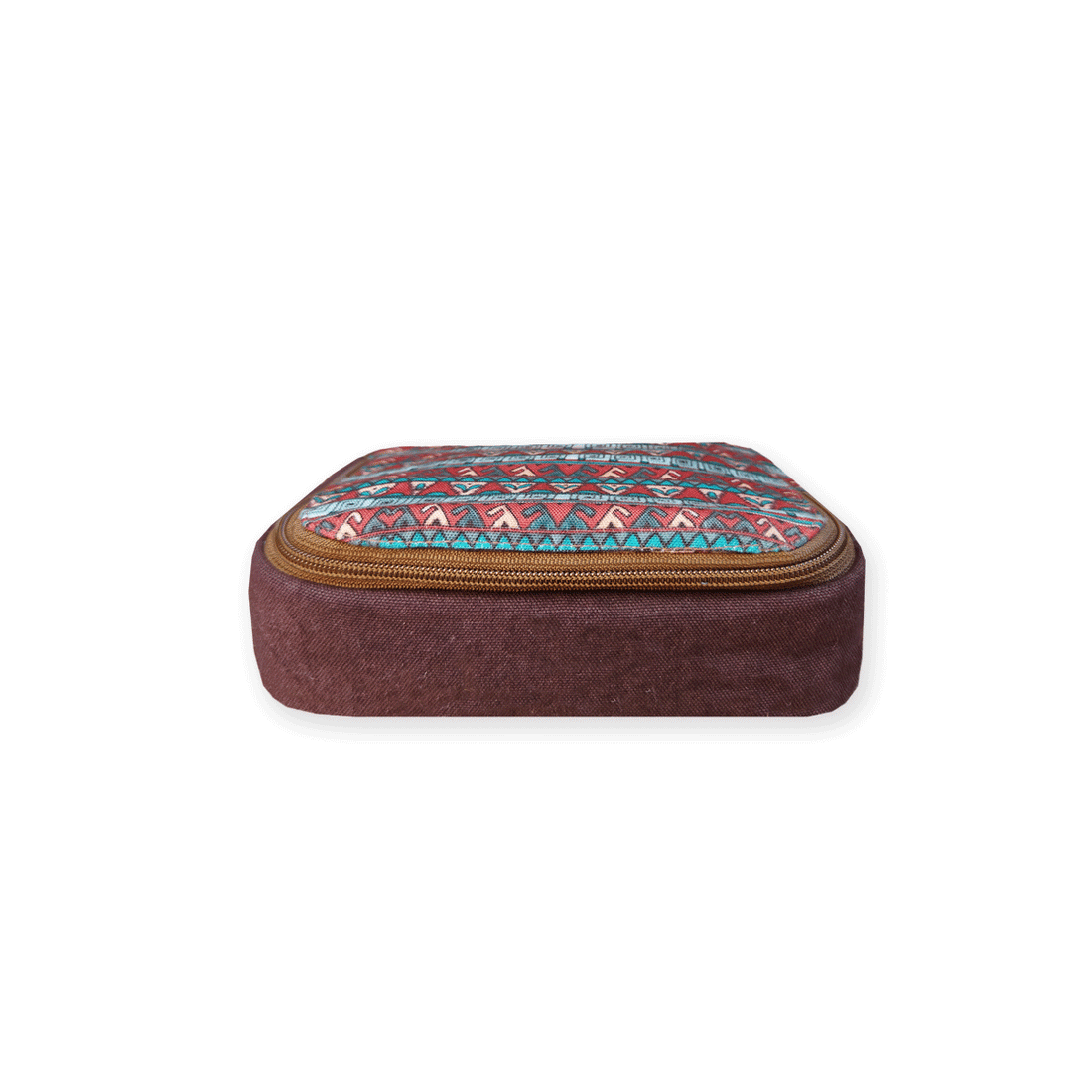 Toiletry Organizer - Teal Maroon Aztec