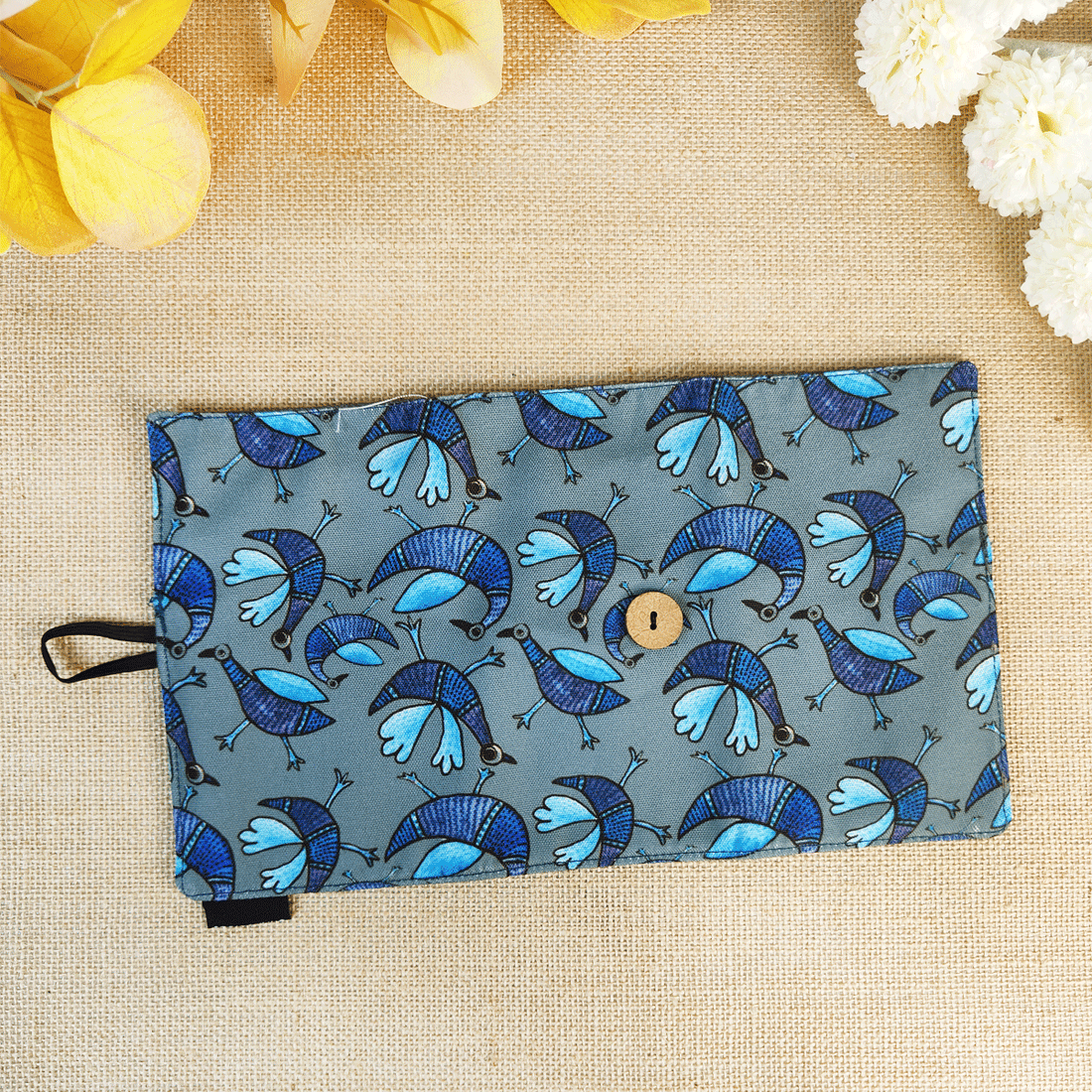 Medicine Organizer- Gond Blue Bird