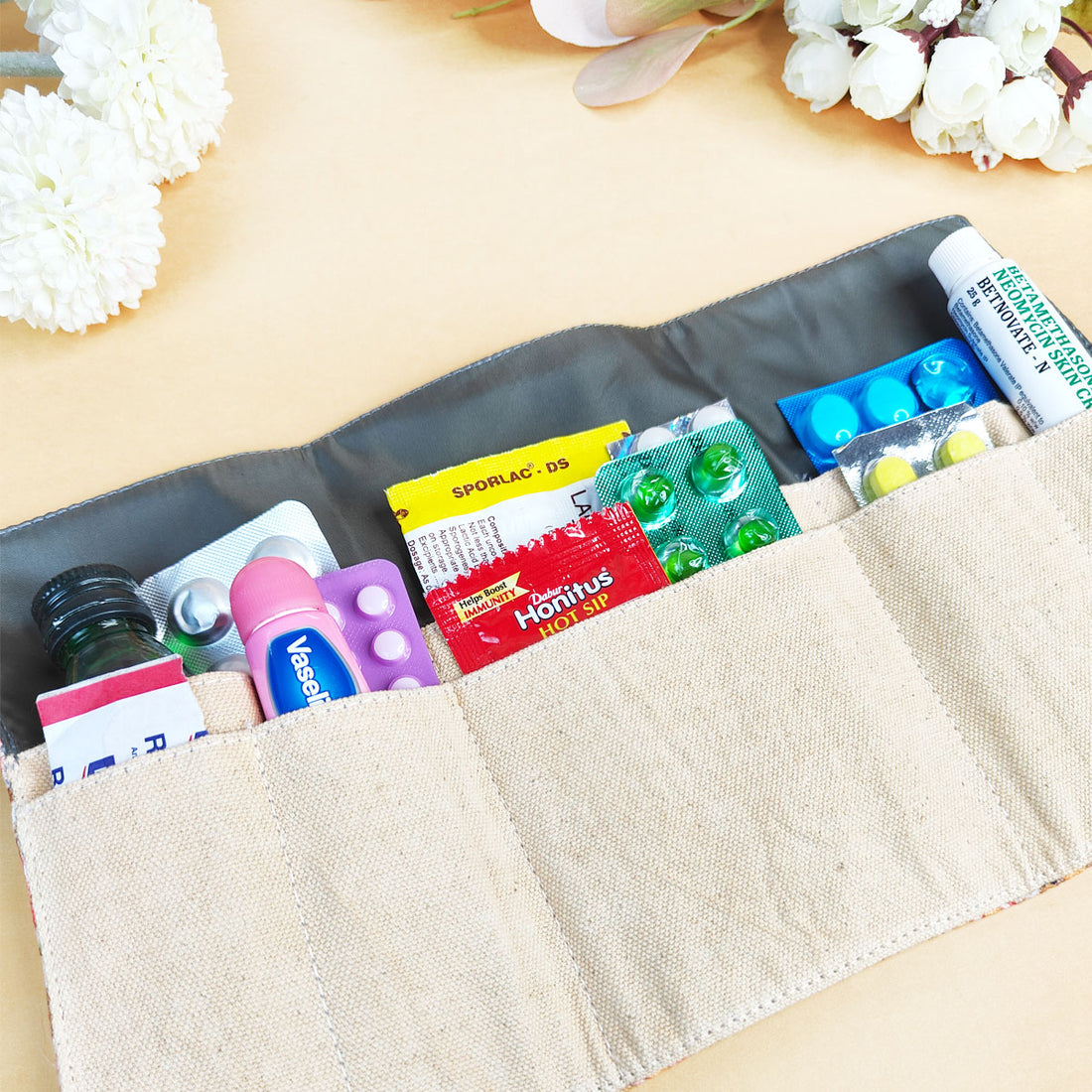 Medicine Organizer - Orange Paradise