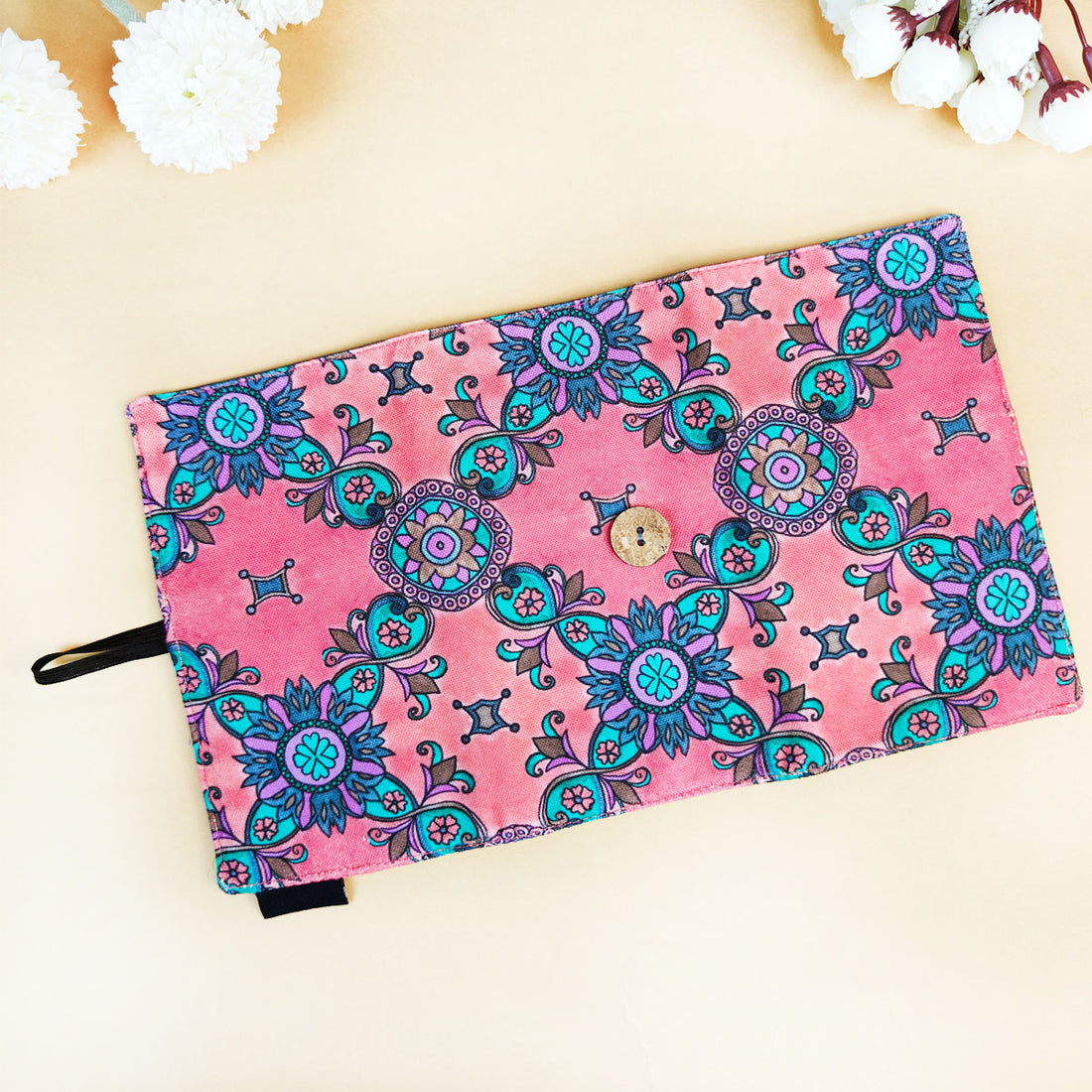 Medicine Organizer - Peach Purple Tile