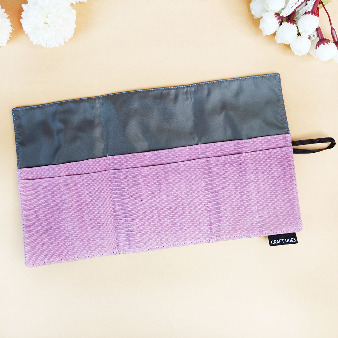 Medicine Organizer - Peach Purple Tile