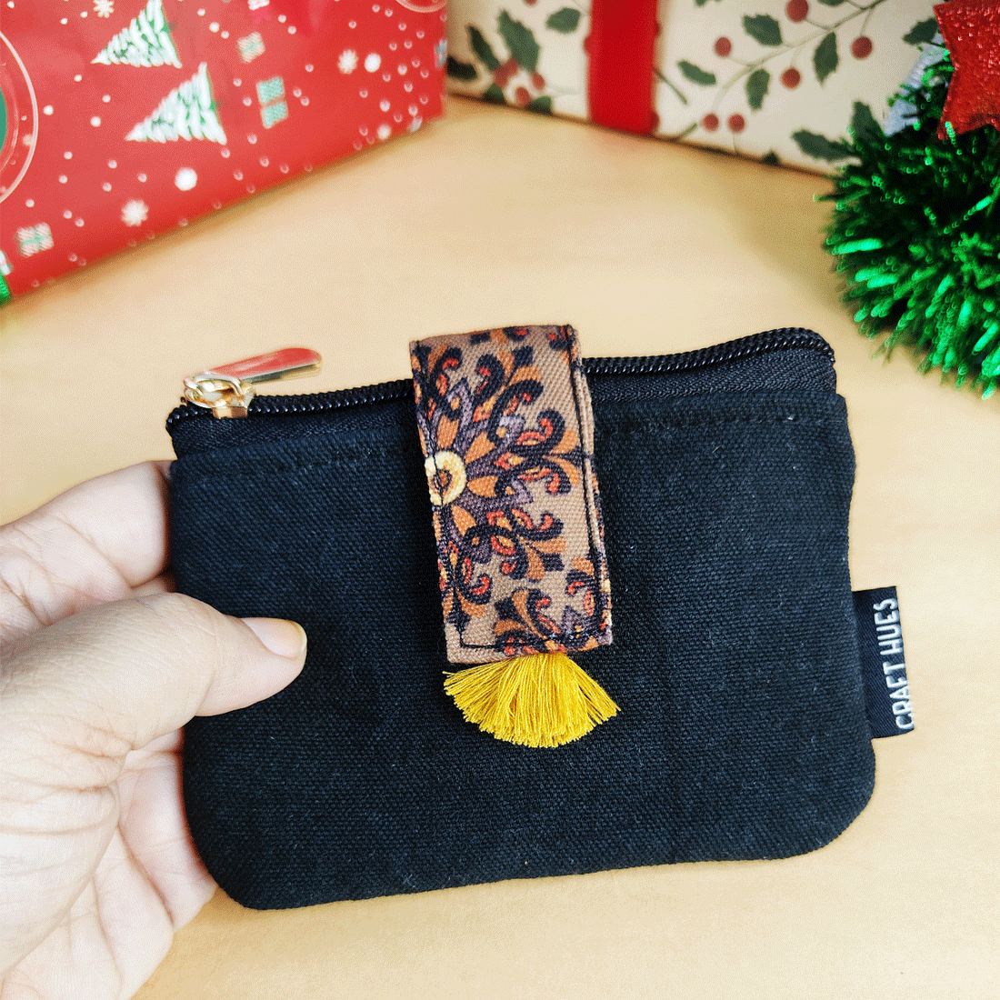 Plain Mini Wallet Combo-Black-Bottle Green