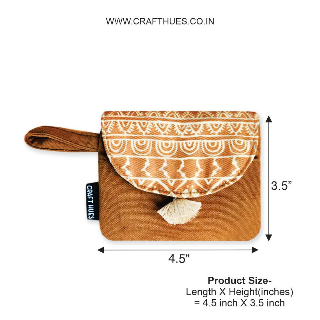 Curve Flap Big/Mini Wallet Combo-Mustard Warli