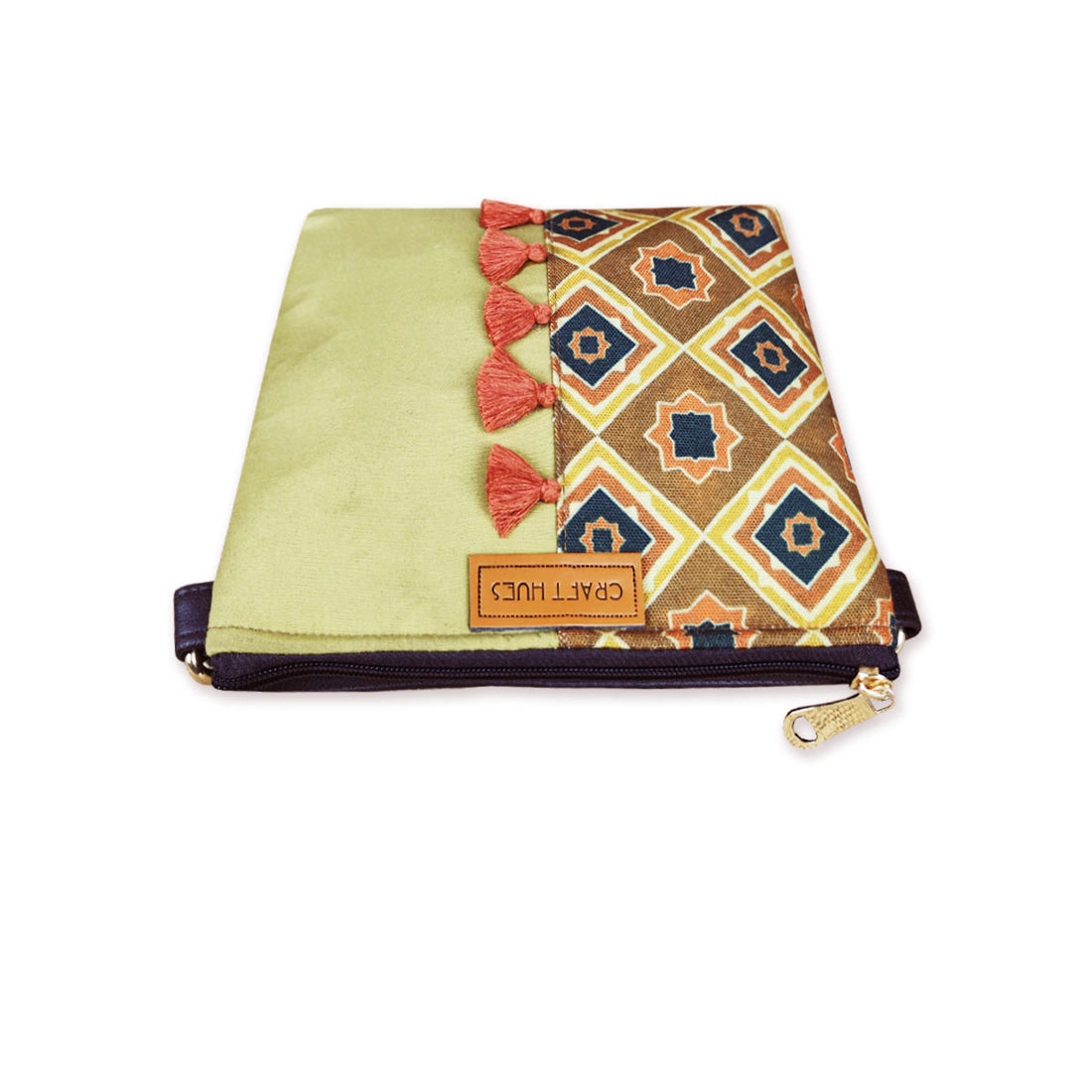 Mustard Kites Half Print Sling/Pouch Bag Combo