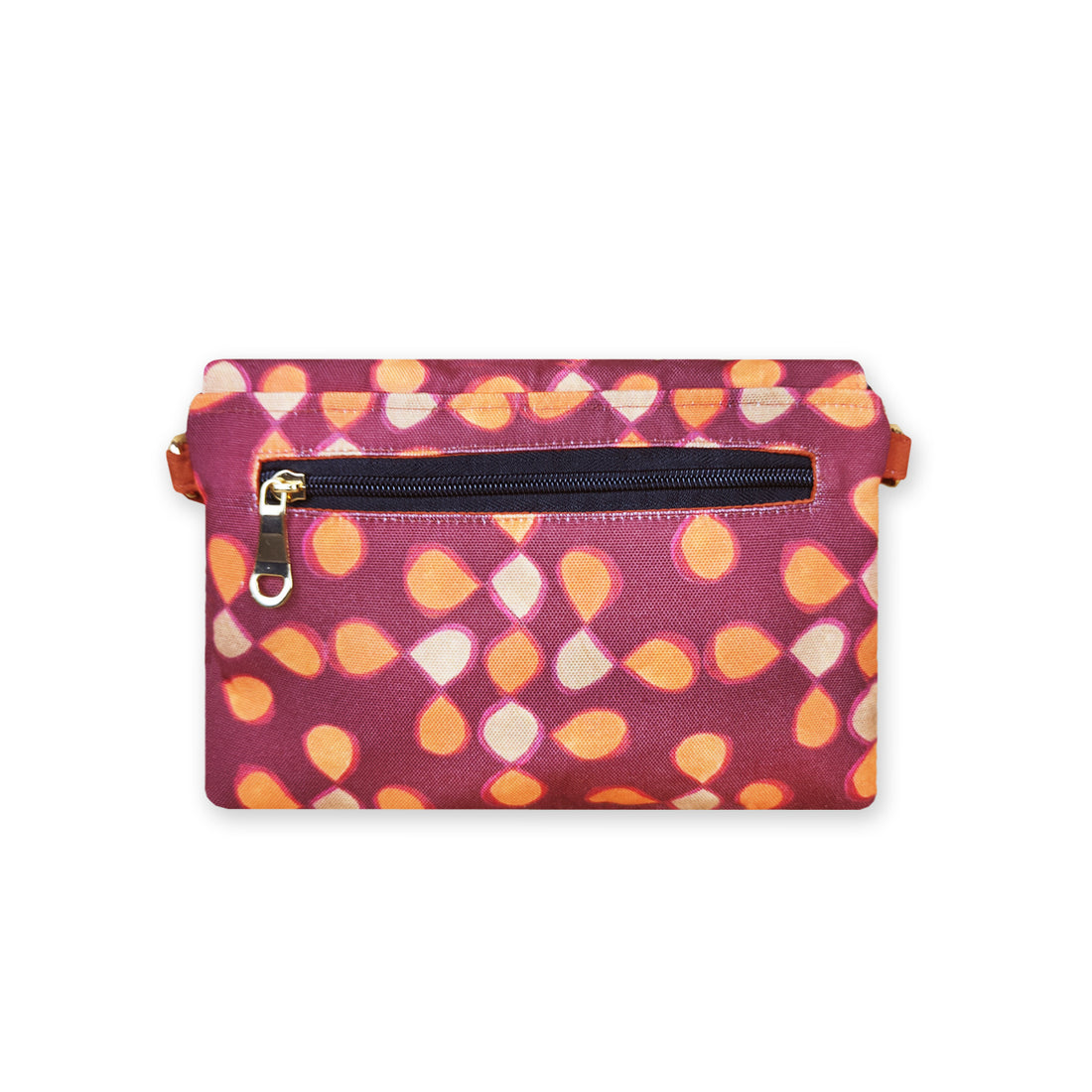 Orange Kollam Sling/mini wallet Combo