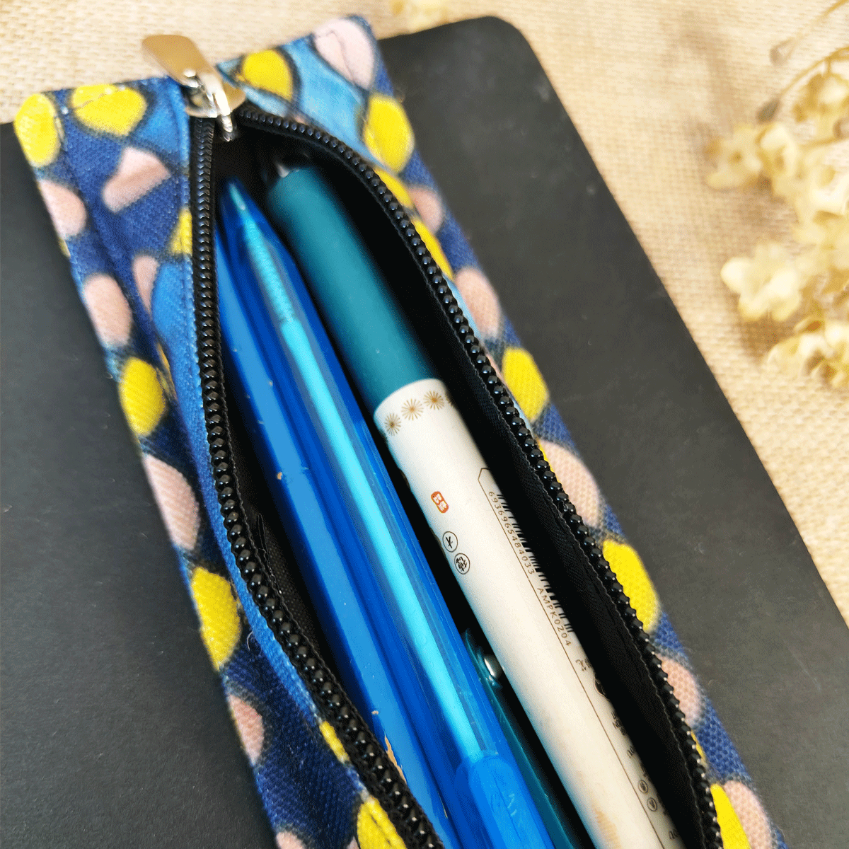 Blue Kollam Pencil Pouch Combo