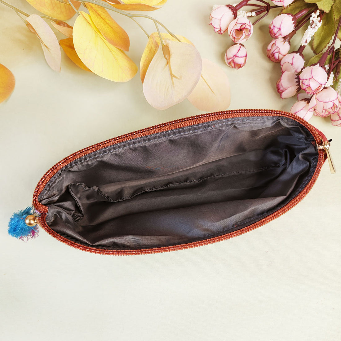 Purple-Orange-Green Pencil Pouch Combo