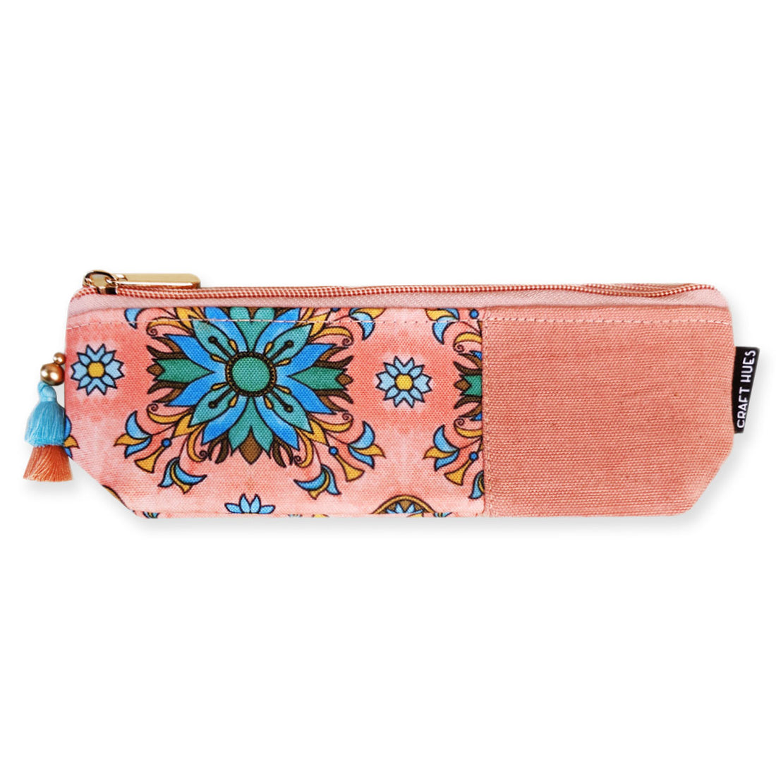 Purple-Peach-Pink Pencil Pouch Combo