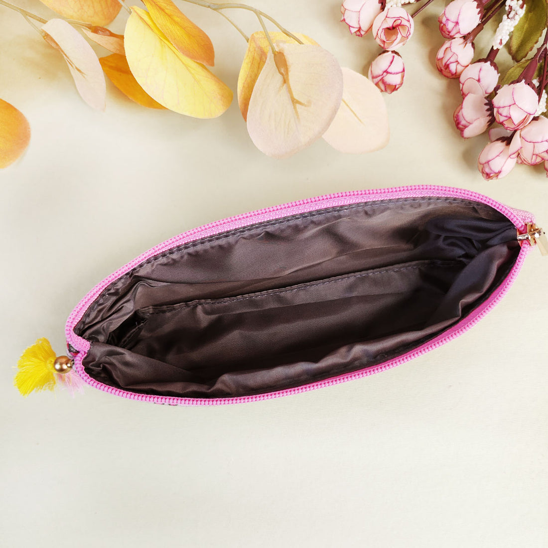 Purple-Peach-Pink Pencil Pouch Combo