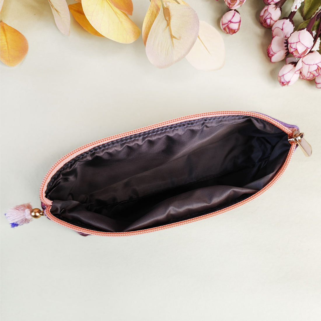 Purple-Peach-Pink Pencil Pouch Combo