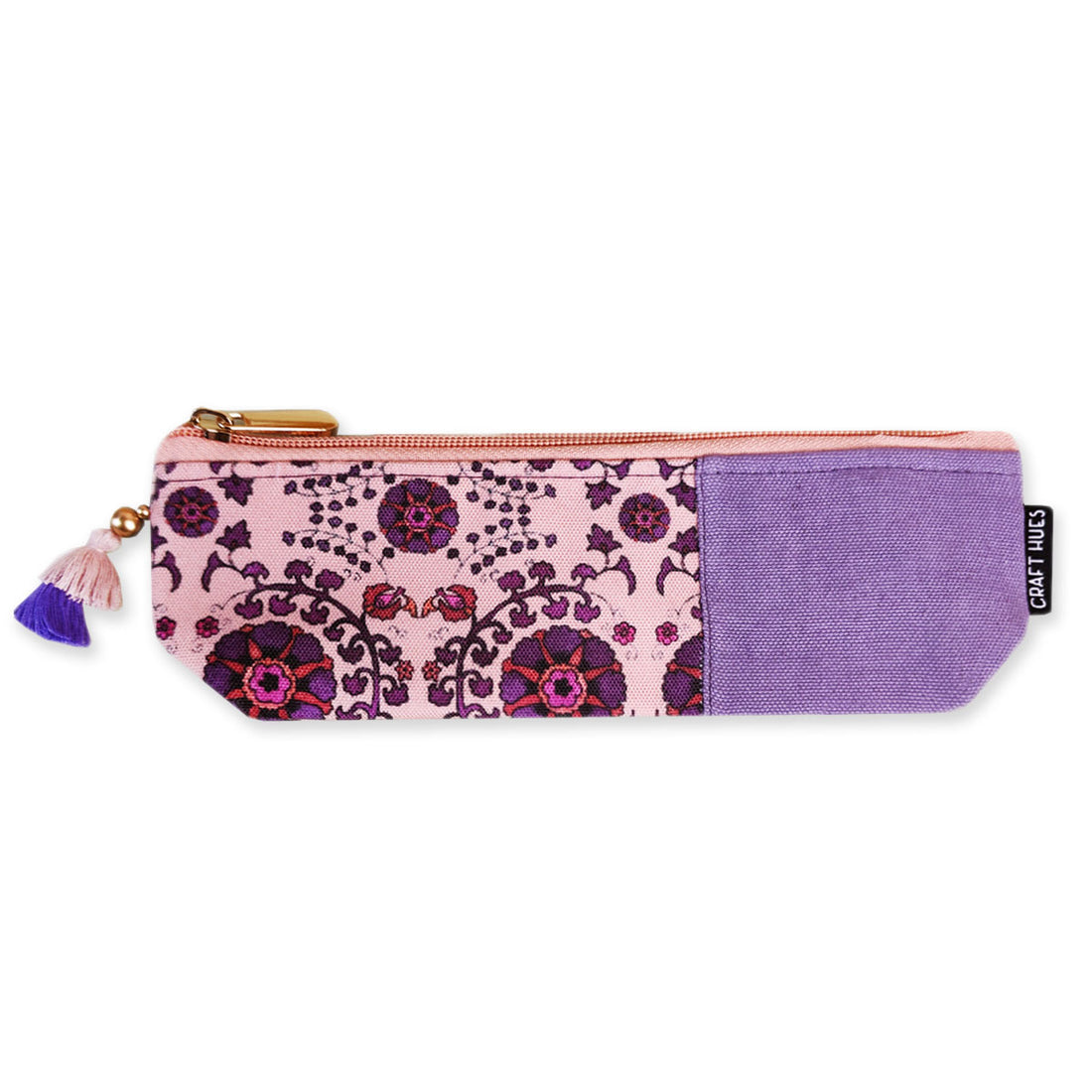 Purple-Orange-Green Pencil Pouch Combo