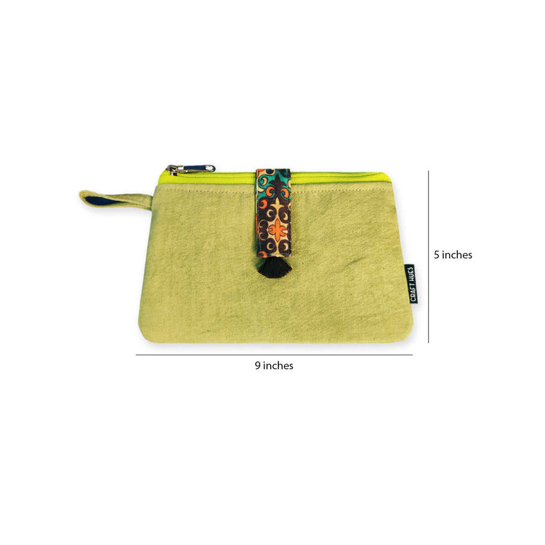 Long Plain Wallet - Green