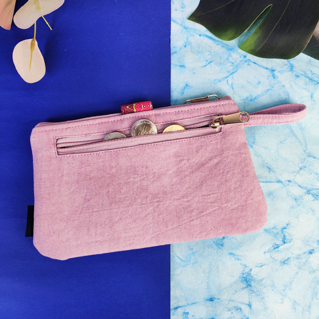 Long Plain Wallet - Pink