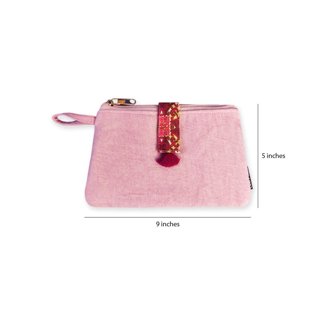 Long Plain Wallet - Pink