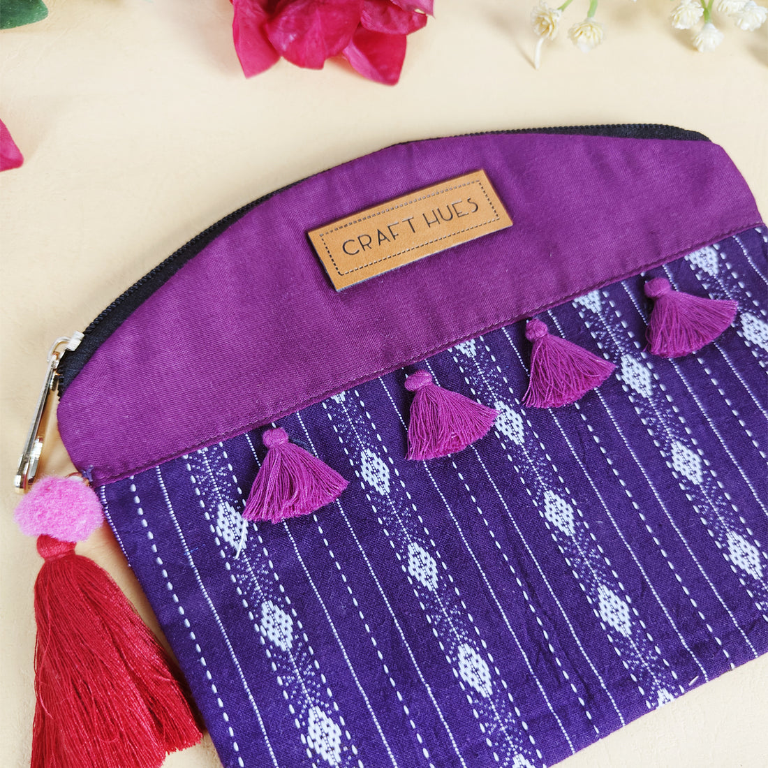 Purple Square Curve Pouch Combo