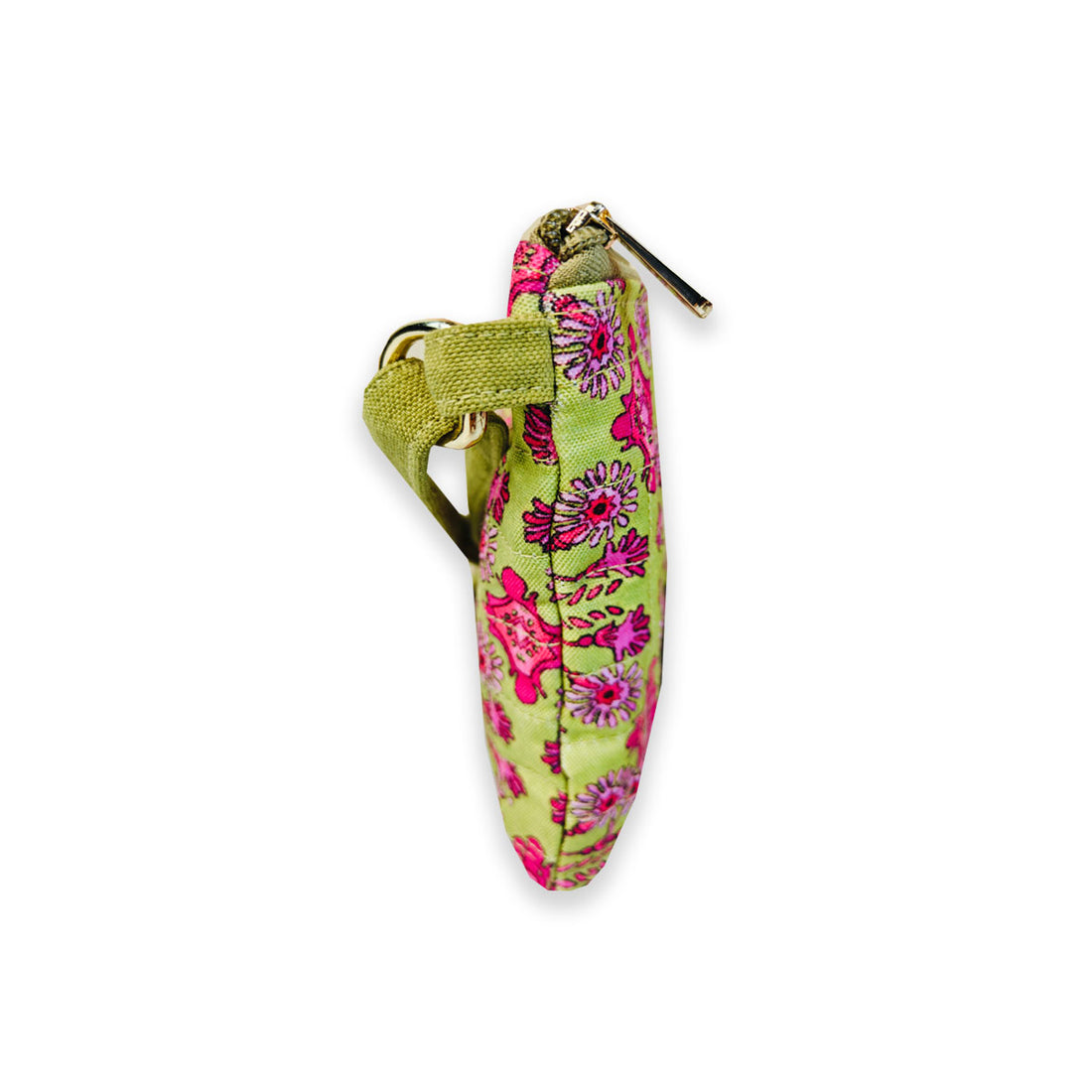 Quilted Mobile Sling-Green Pink Tile
