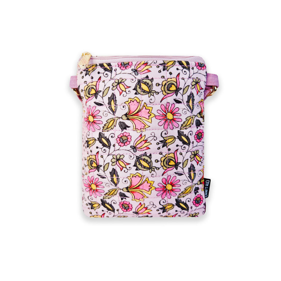 Quilted Mobile Sling-Pink Paradize