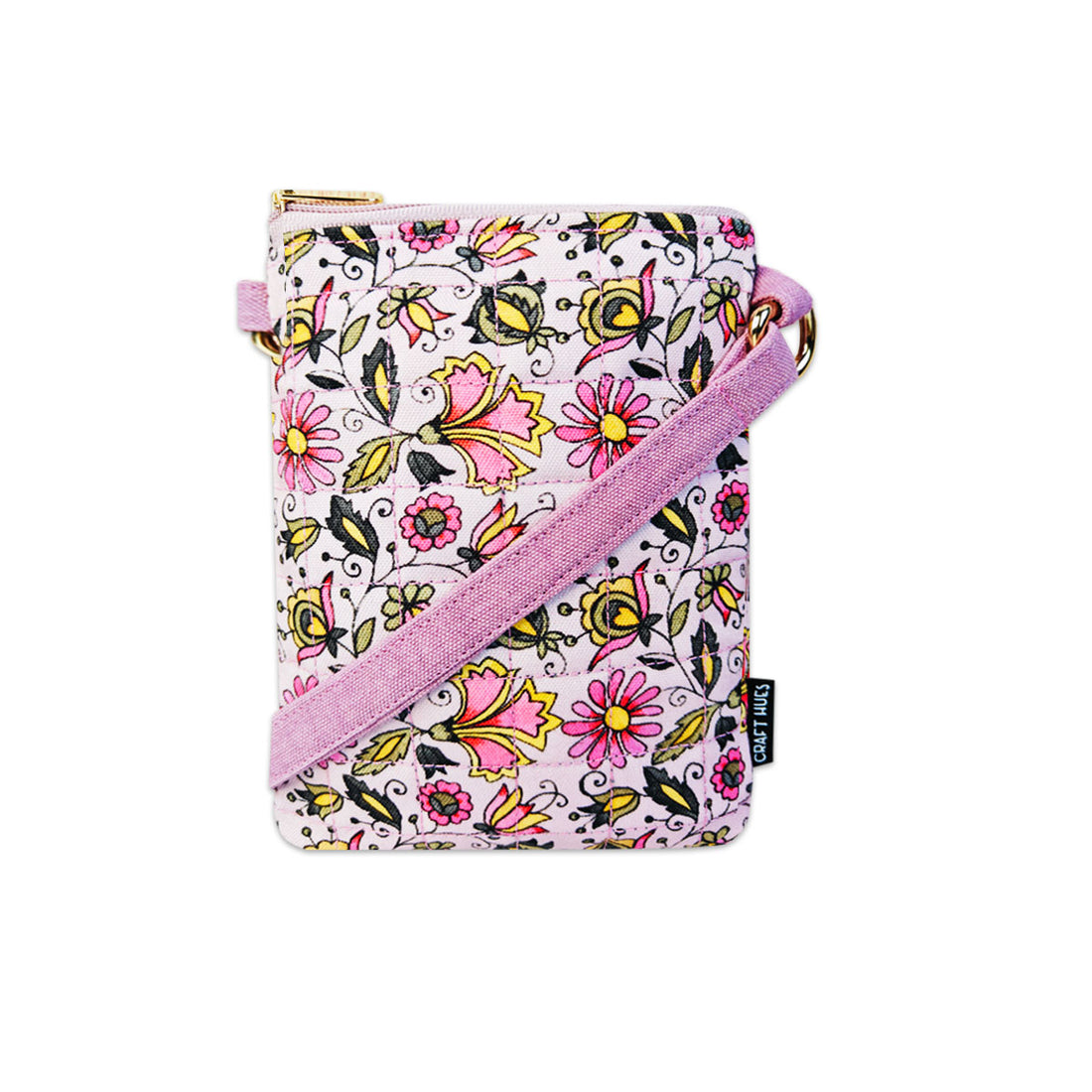 Quilted Mobile Sling-Pink Paradize