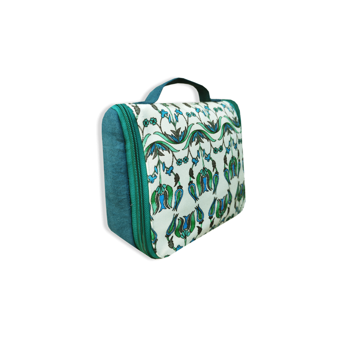 Toiletry Organizer - Sea Green Persian Floral