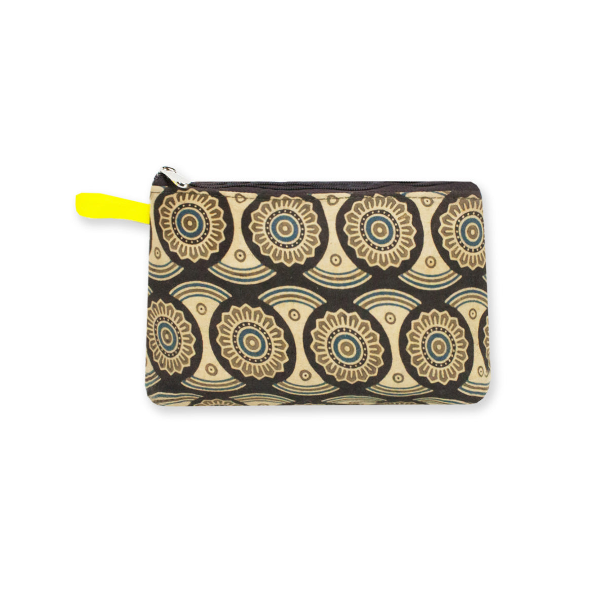 Chakra Block Printed Pouch